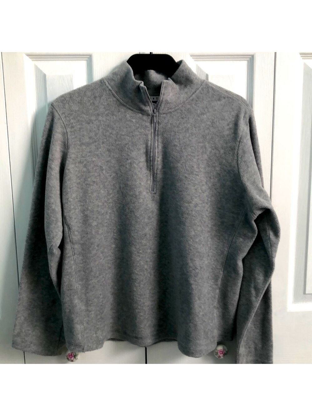 GAP Long Sleeve Quarter Zip Fleece Pull Over Sweatshirt Unisex Boys Size XL